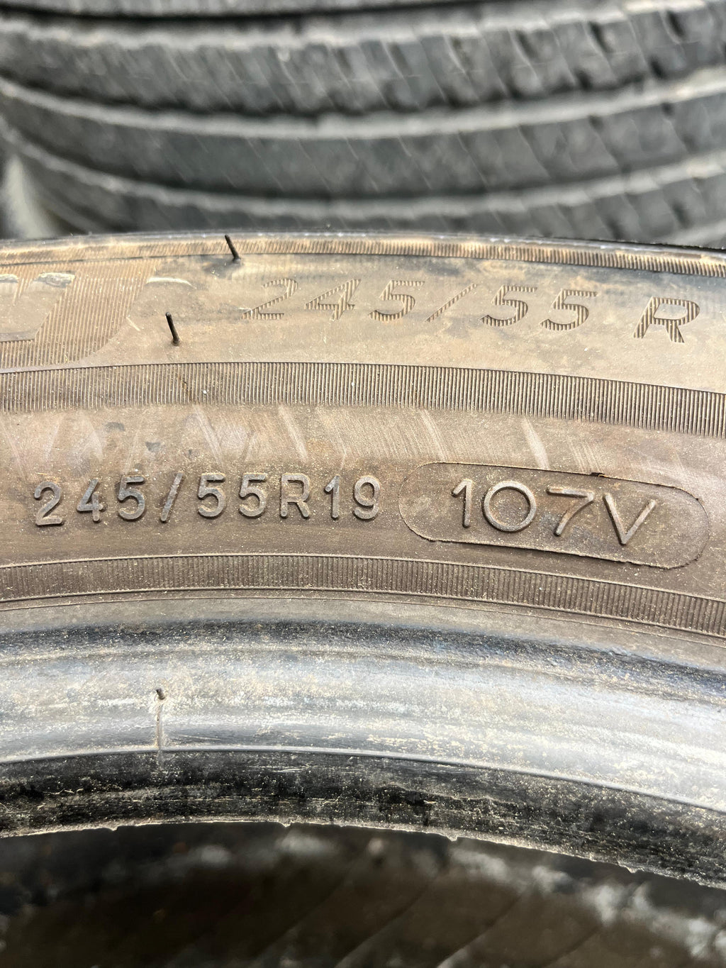 245/55R19 Pair (2 Used Tires) Michelin CrossClimate2