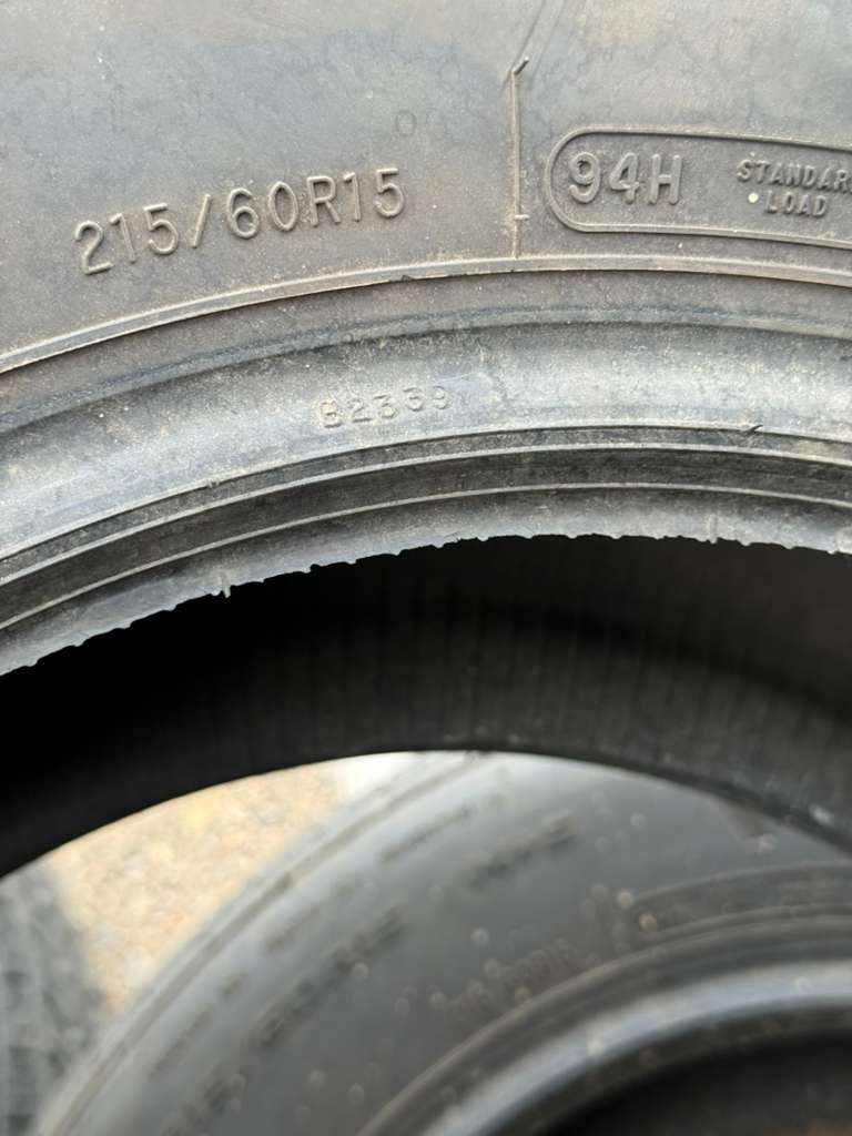 215/60R15 Pair (2 Used Tires) Mastercraft Stratus