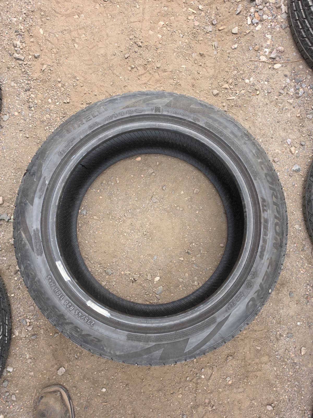 275/50R20 Set (4 Used Tires) Pirelli Scorpion Zero