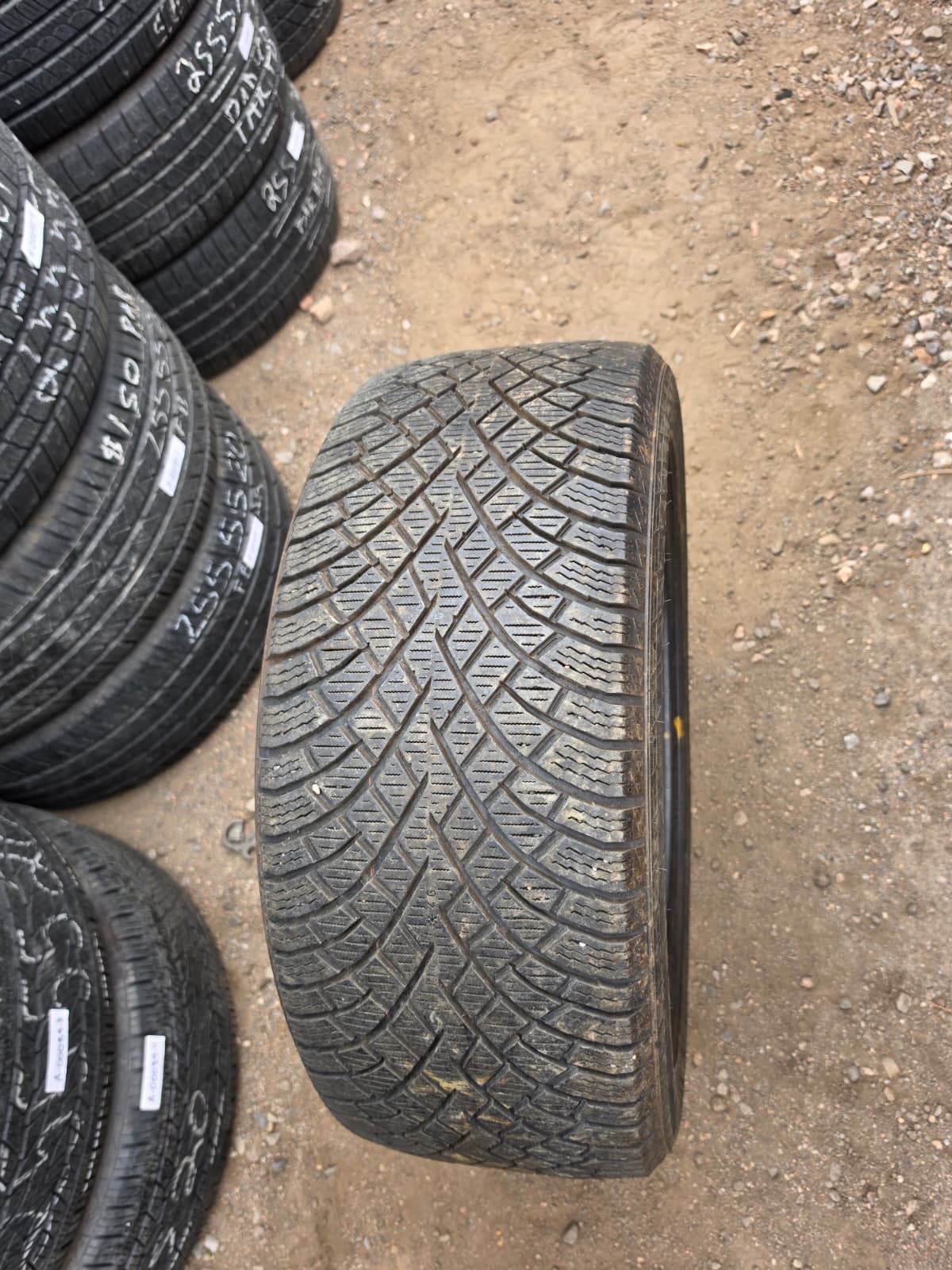 255/45R20 Pair (2 Used Tires)  Nokian Tyres  Hakkpeliitta R5