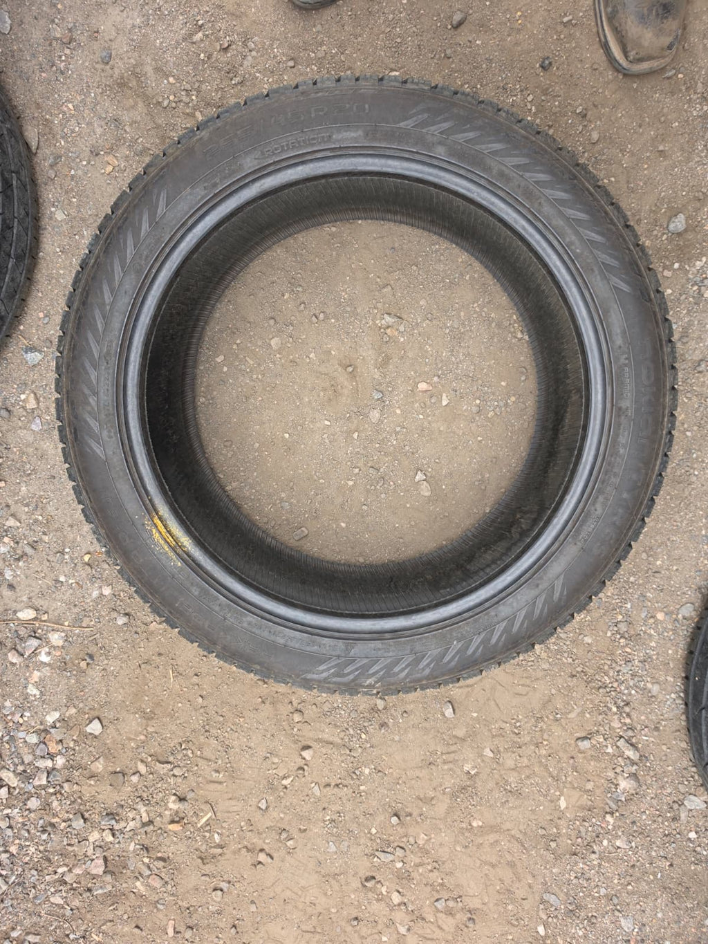 255/45R20 Pair (2 Used Tires)  Nokian Tyres  Hakkpeliitta R5