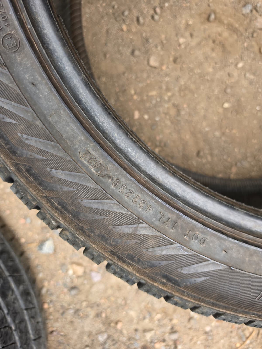 255/45R20 Pair (2 Used Tires)  Nokian Tyres  Hakkpeliitta R5