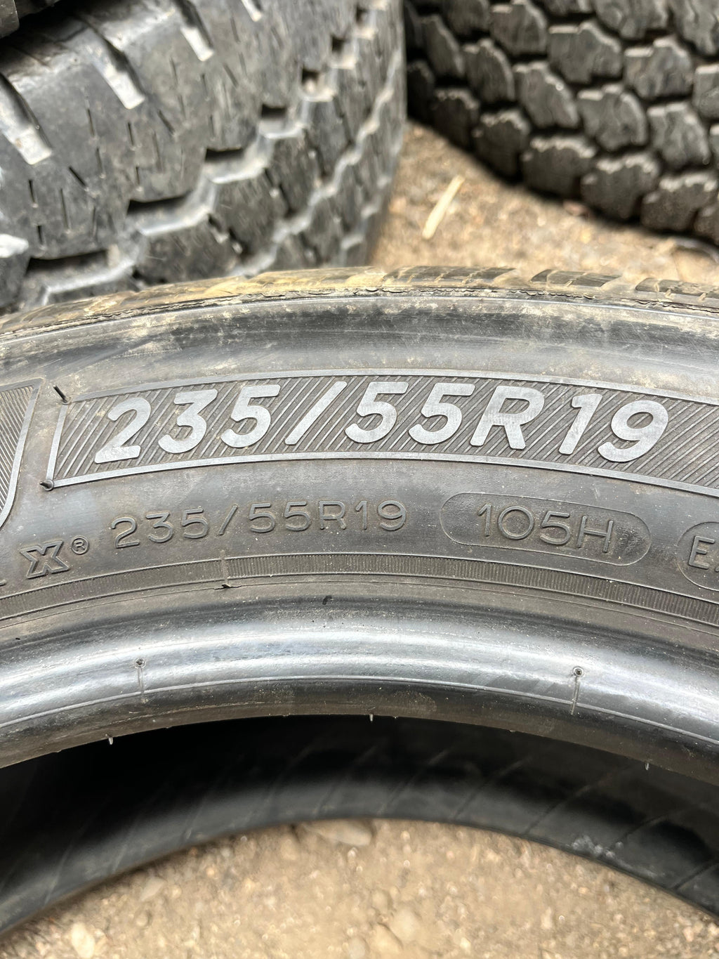 235/55R19 Set (4 Used Tires) Michelin Defender LTX