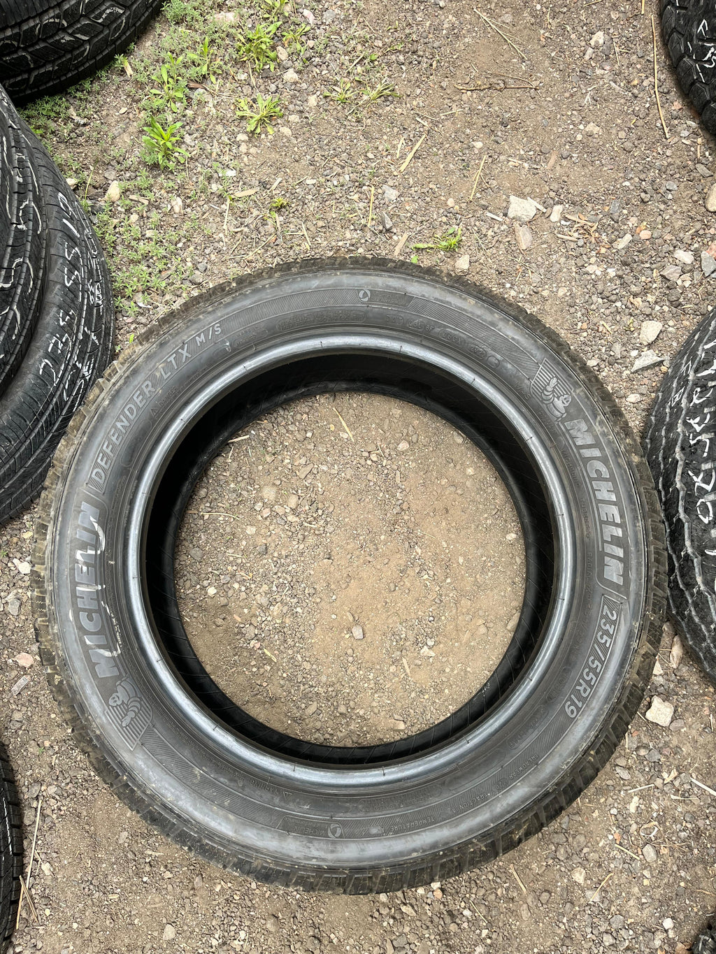 235/55R19 Set (4 Used Tires) Michelin Defender LTX