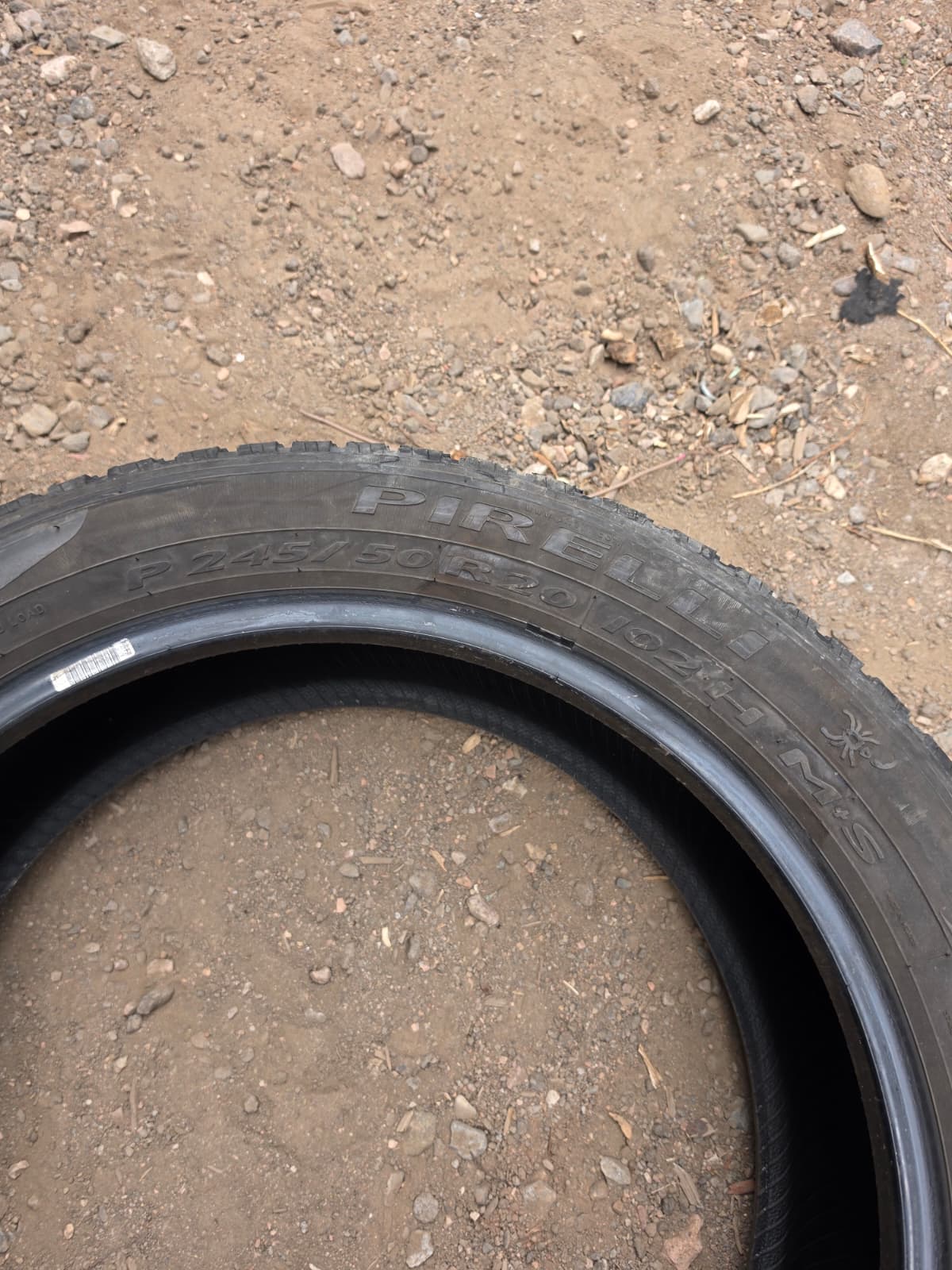 245/50R20 Pair (2 Used Tires) Pirelli Scorpion STP