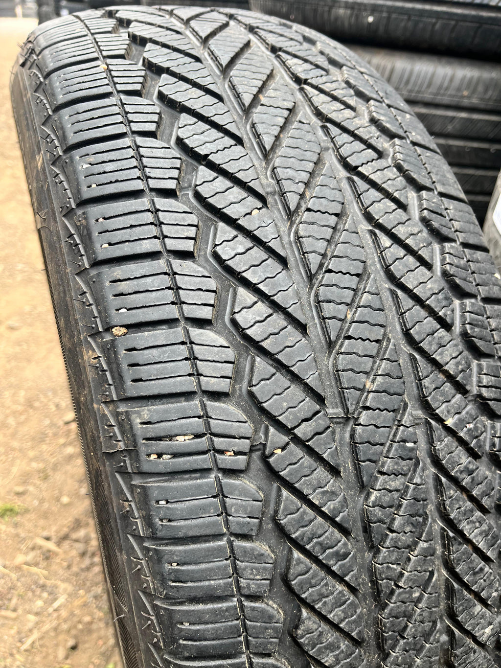 235/55R19 Pair (2 Used Tires) Bridgstone Weaterpeak