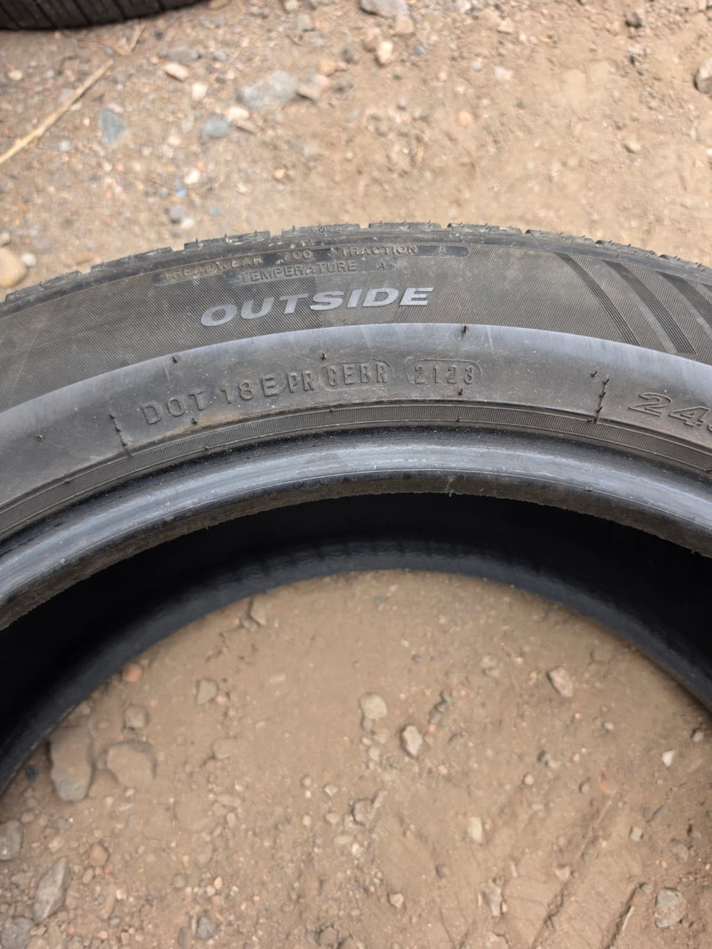 245/50R0 Pair (2 Used Tires) Nexen N5000