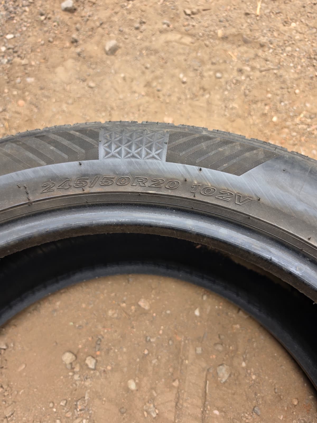 245/50R0 Pair (2 Used Tires) Nexen N5000