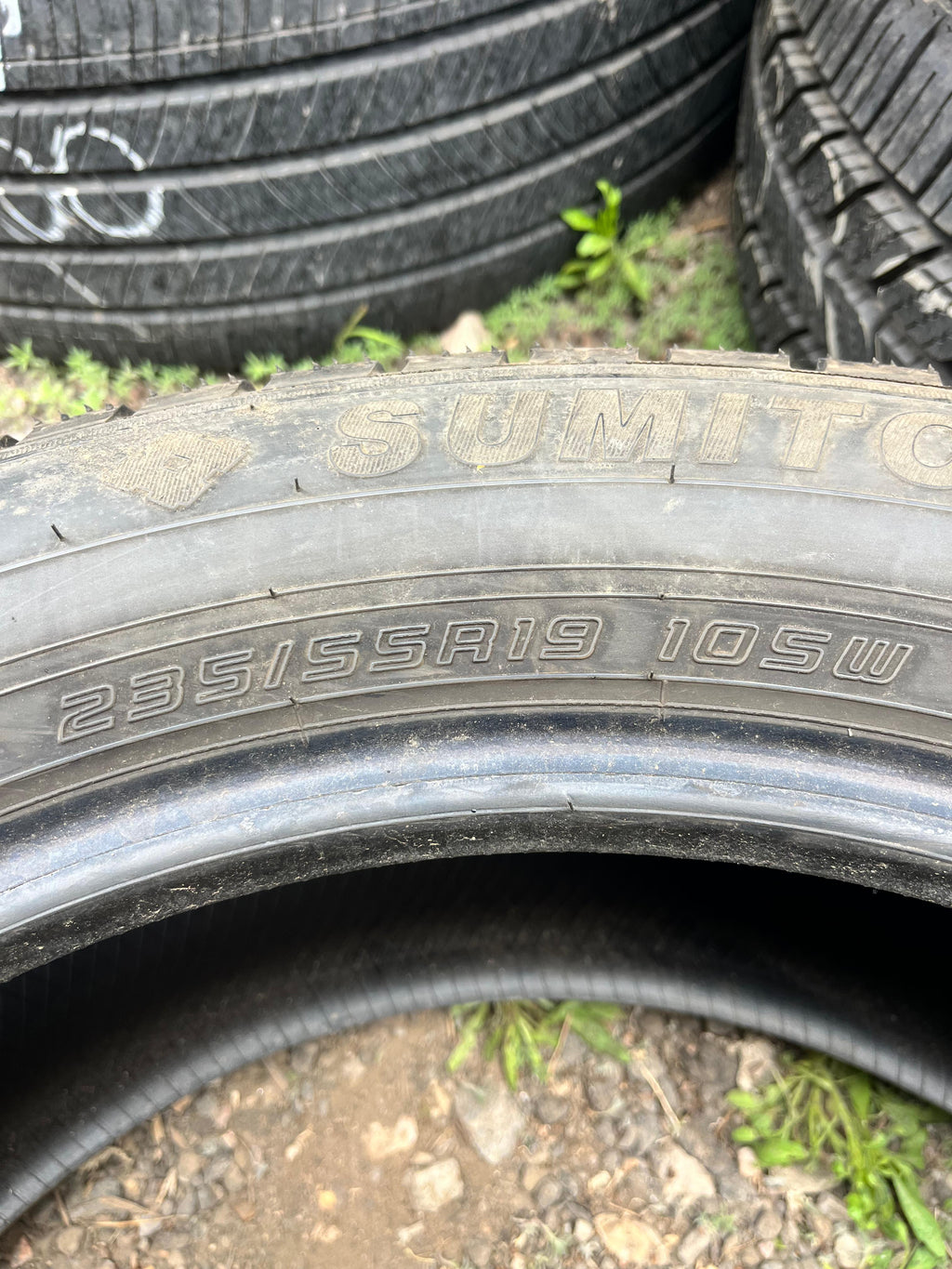 235/55R19 Set (4 Used Tires) Sumitomo HTR AS P03