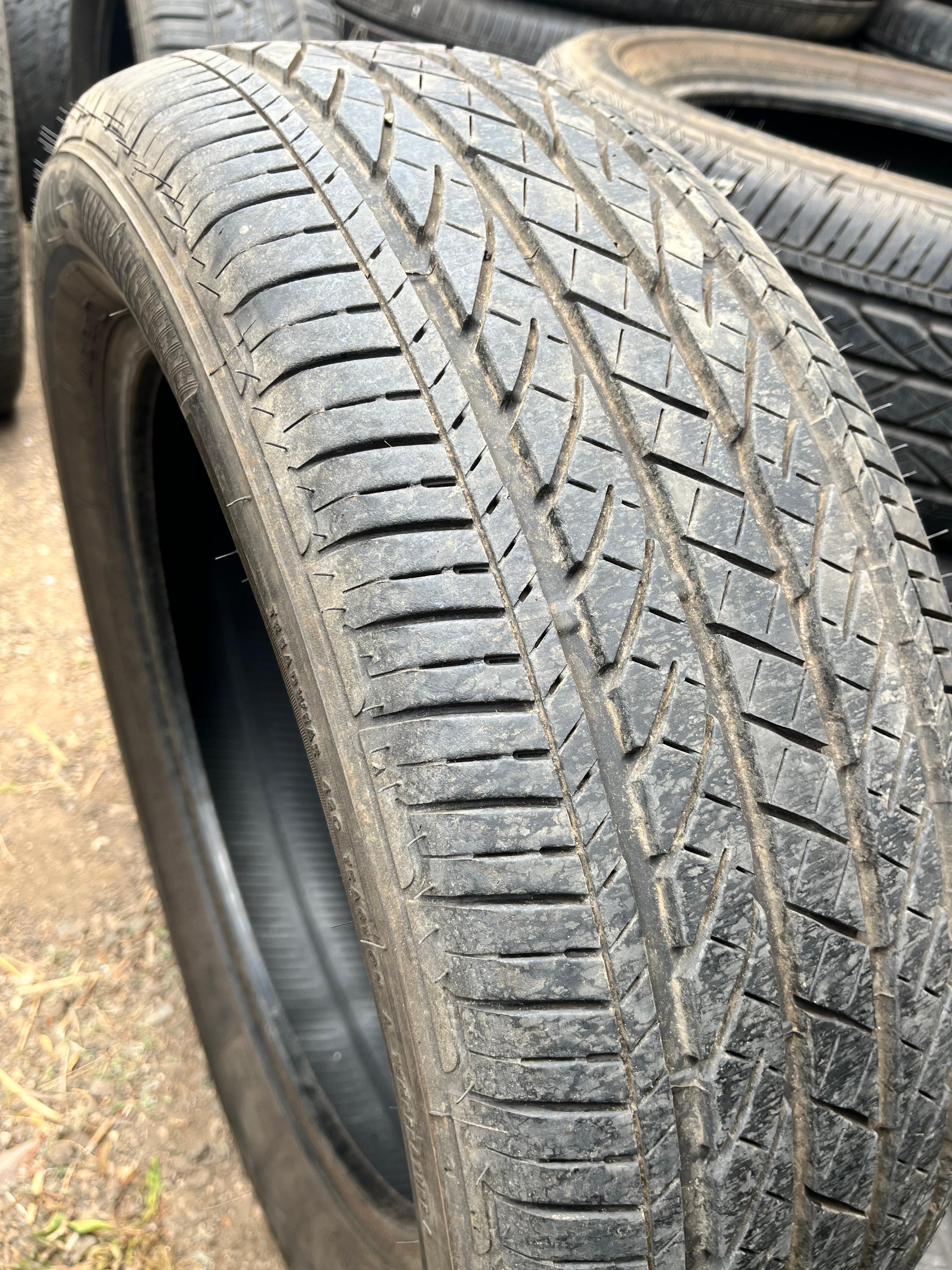 235/55R19 Pair (2 Used Tires) Bridgestone Turanza (el 440)
