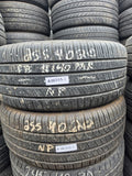 255/40R20 Pair (2 Used Tires) Pirelli Scorpion Zero