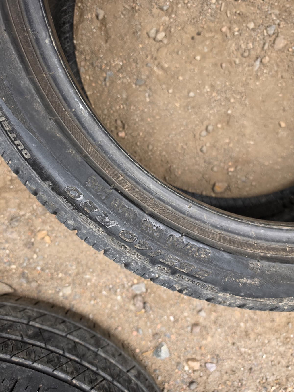 255/40R20 Pair (2 Used Tires) Pirelli Scorpion Zero
