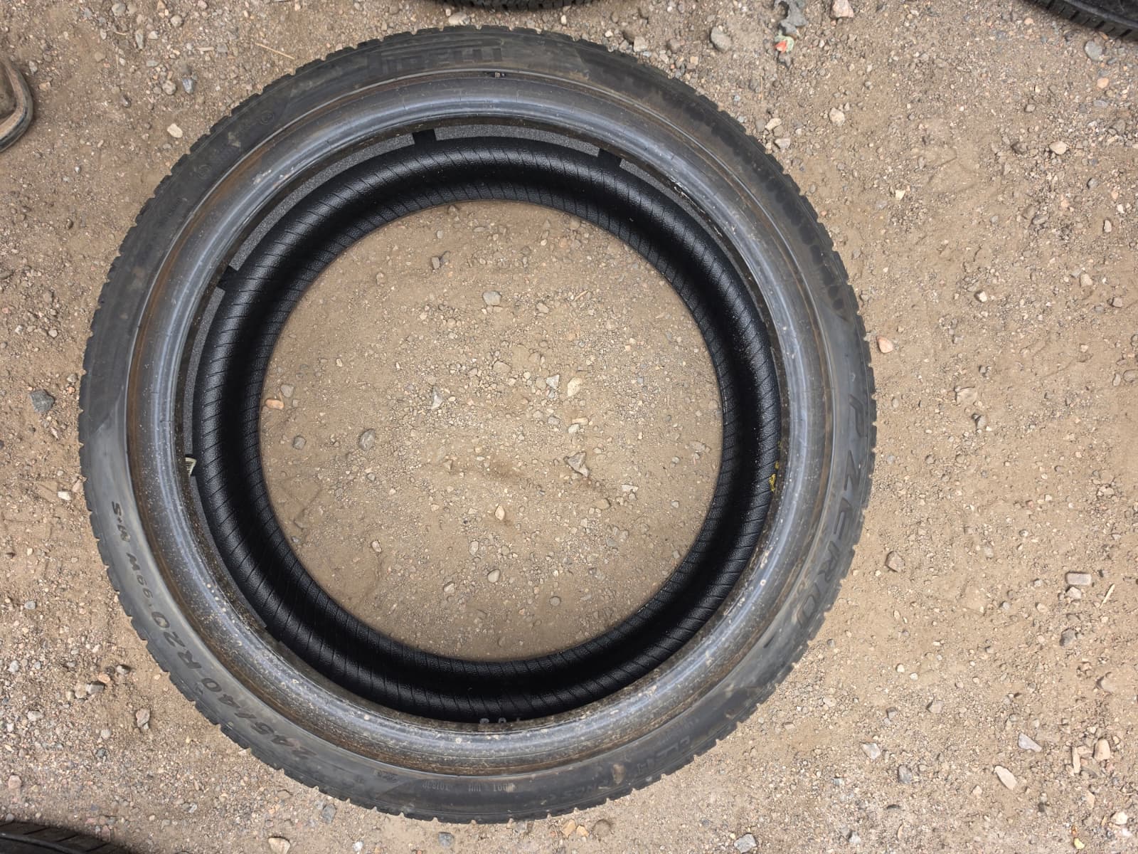 245/40R20 Pair (2 Used Tires) Pirelli P Zero
