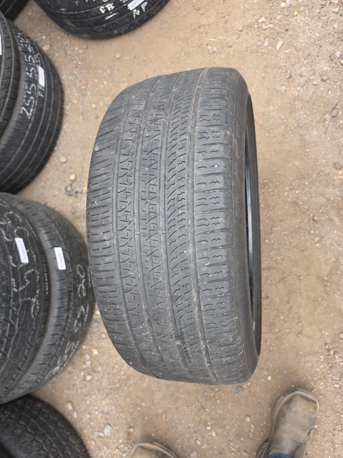245/40R20 Pair (2 Used Tires) Pirelli P Zero