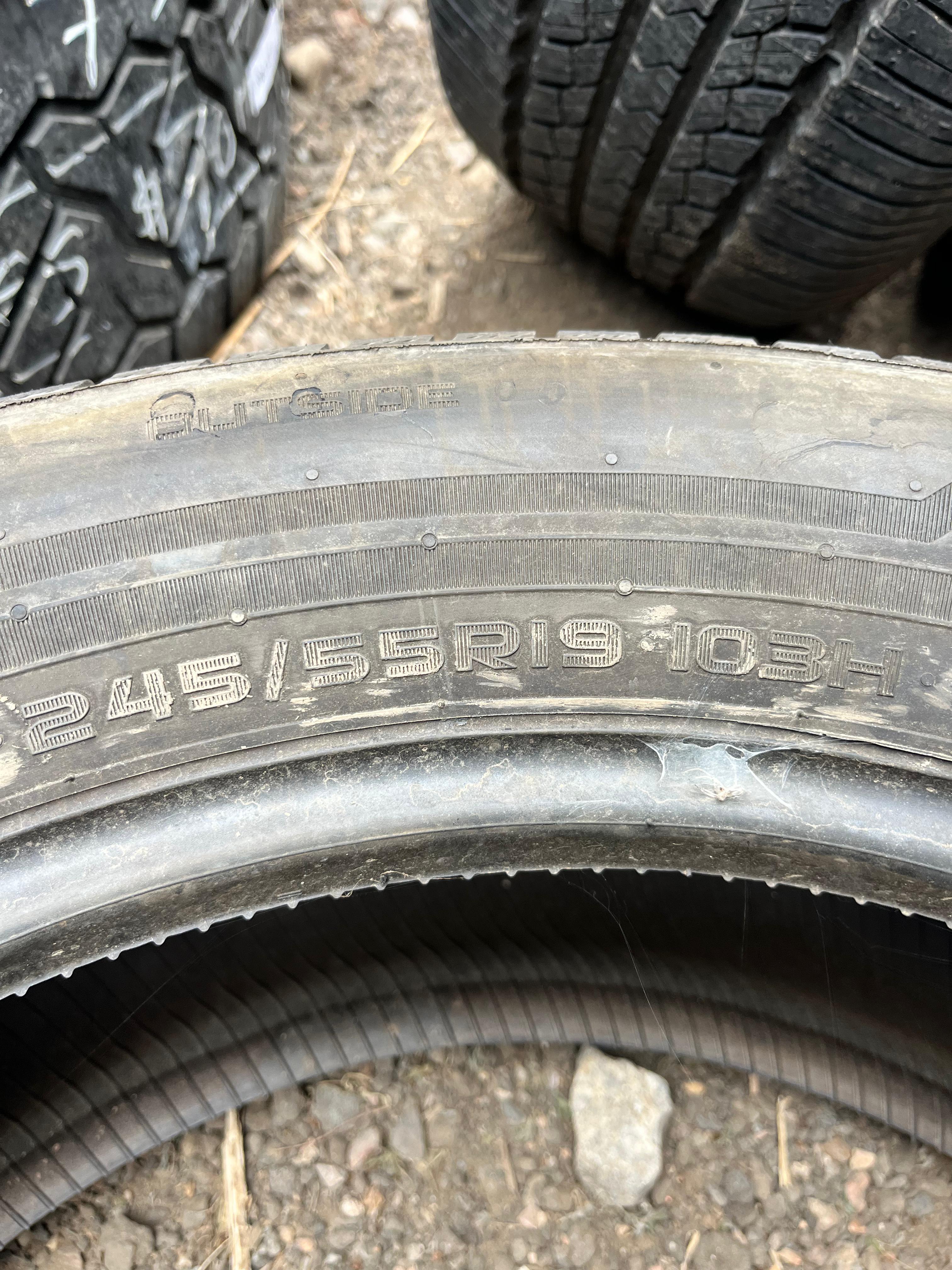 245/55R19 Pair (2 Used Tires)  Nokian Tires Remedy WRG5