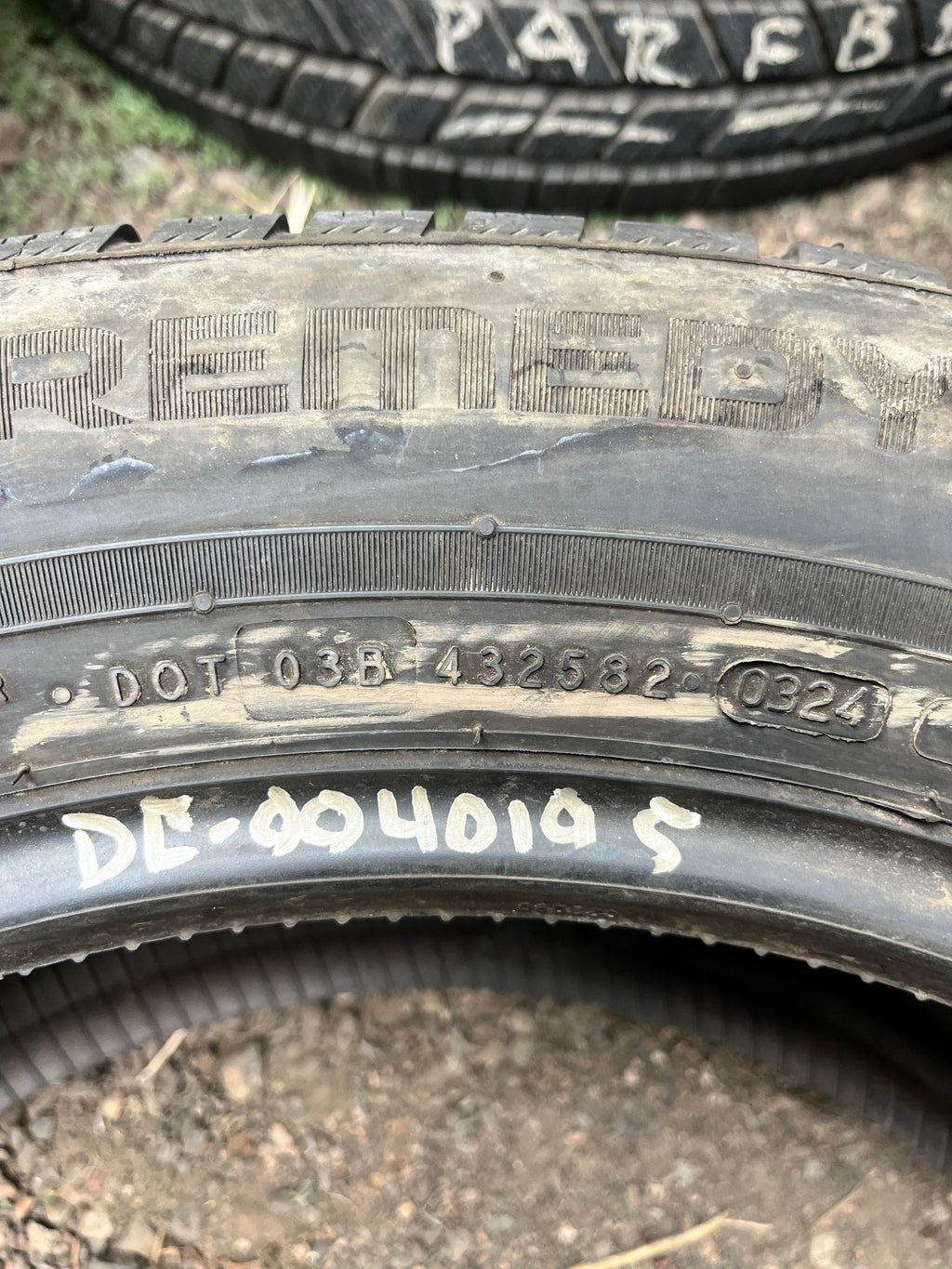 245/55R19 Pair (2 Used Tires)  Nokian Tires Remedy WRG5