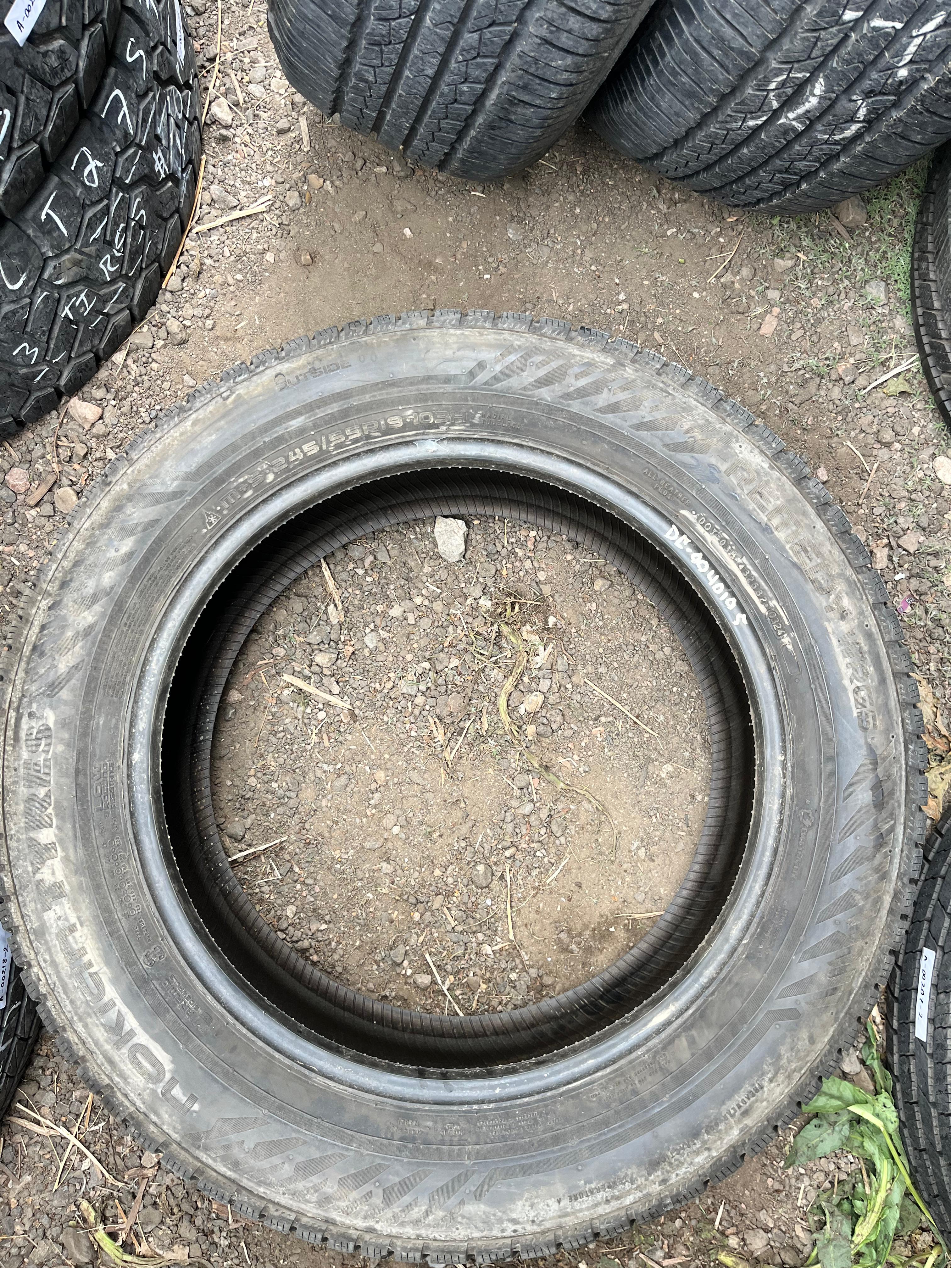 245/55R19 Pair (2 Used Tires)  Nokian Tires Remedy WRG5