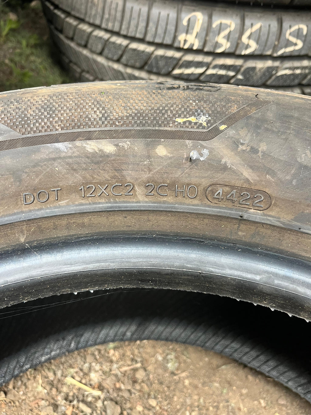 265/55R19 Pair (2 Used Tires) Hankook Ventus S1 Evo3
