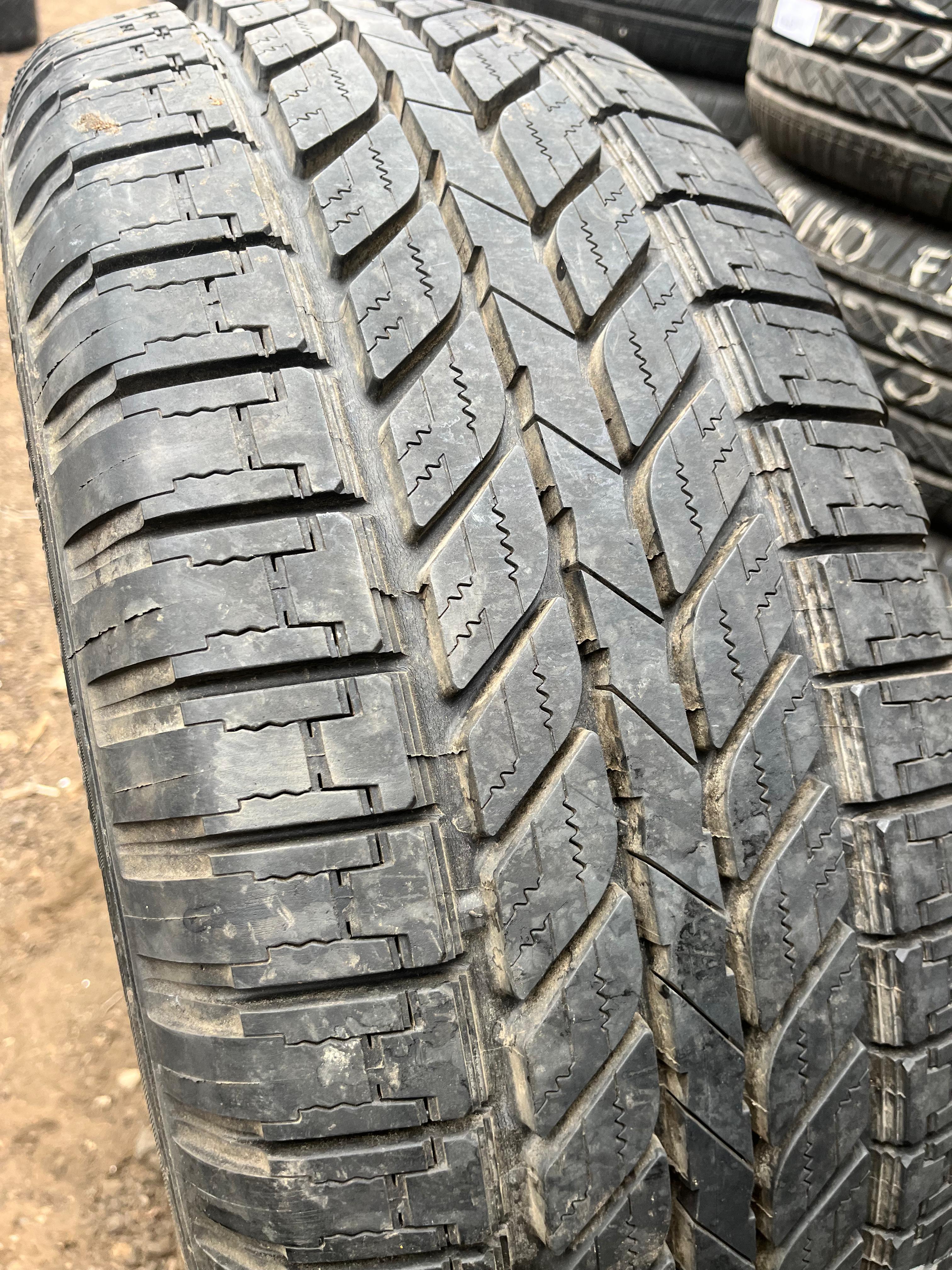 255/55R19 Pair (2 Used Tires) Michelin Synchrone