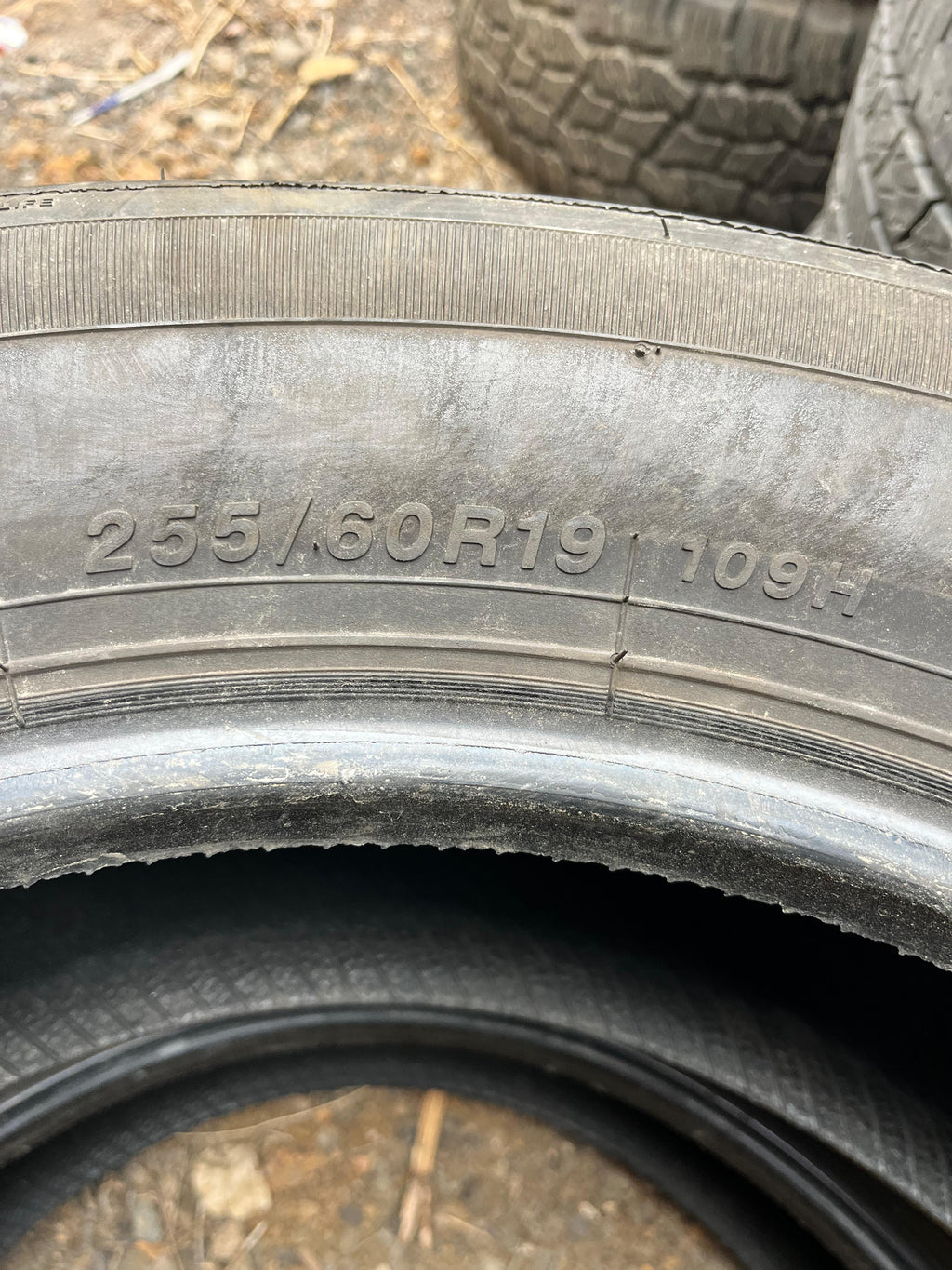 255/60R19 Pair (2 Used Tires) Milestar MS 932 Sport