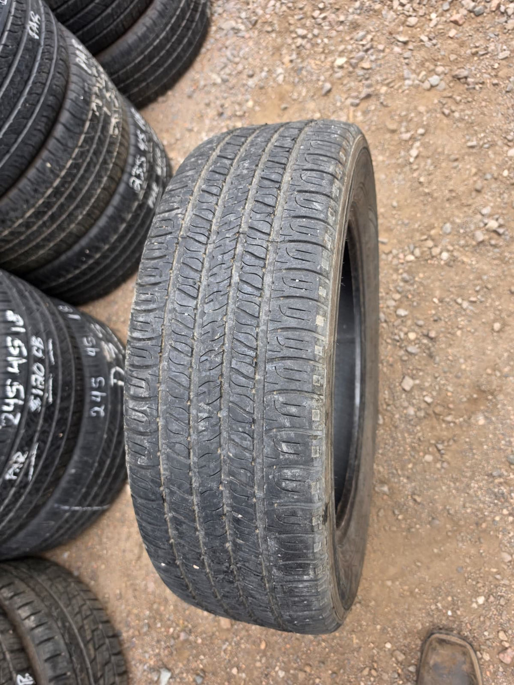 225/60R18 Pair (2 Used Tires) Goodyear Assurance