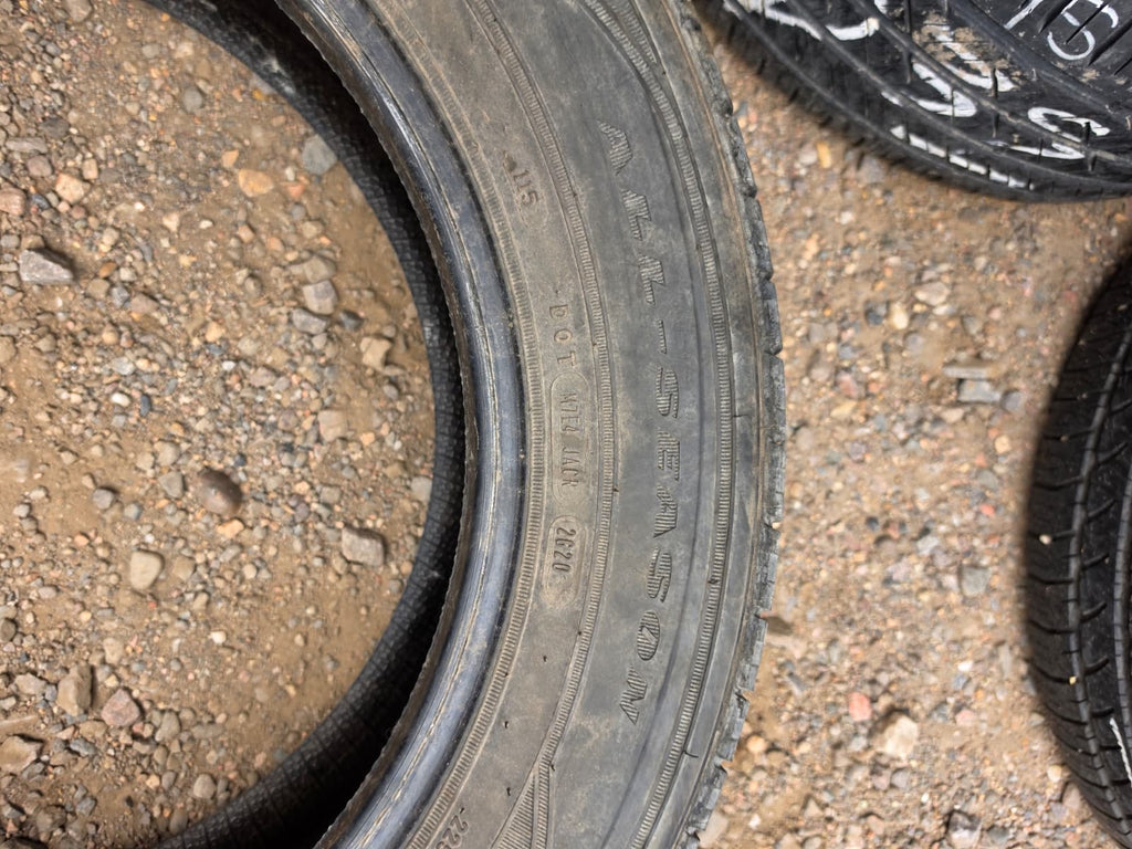 225/60R18 Pair (2 Used Tires) Goodyear Assurance