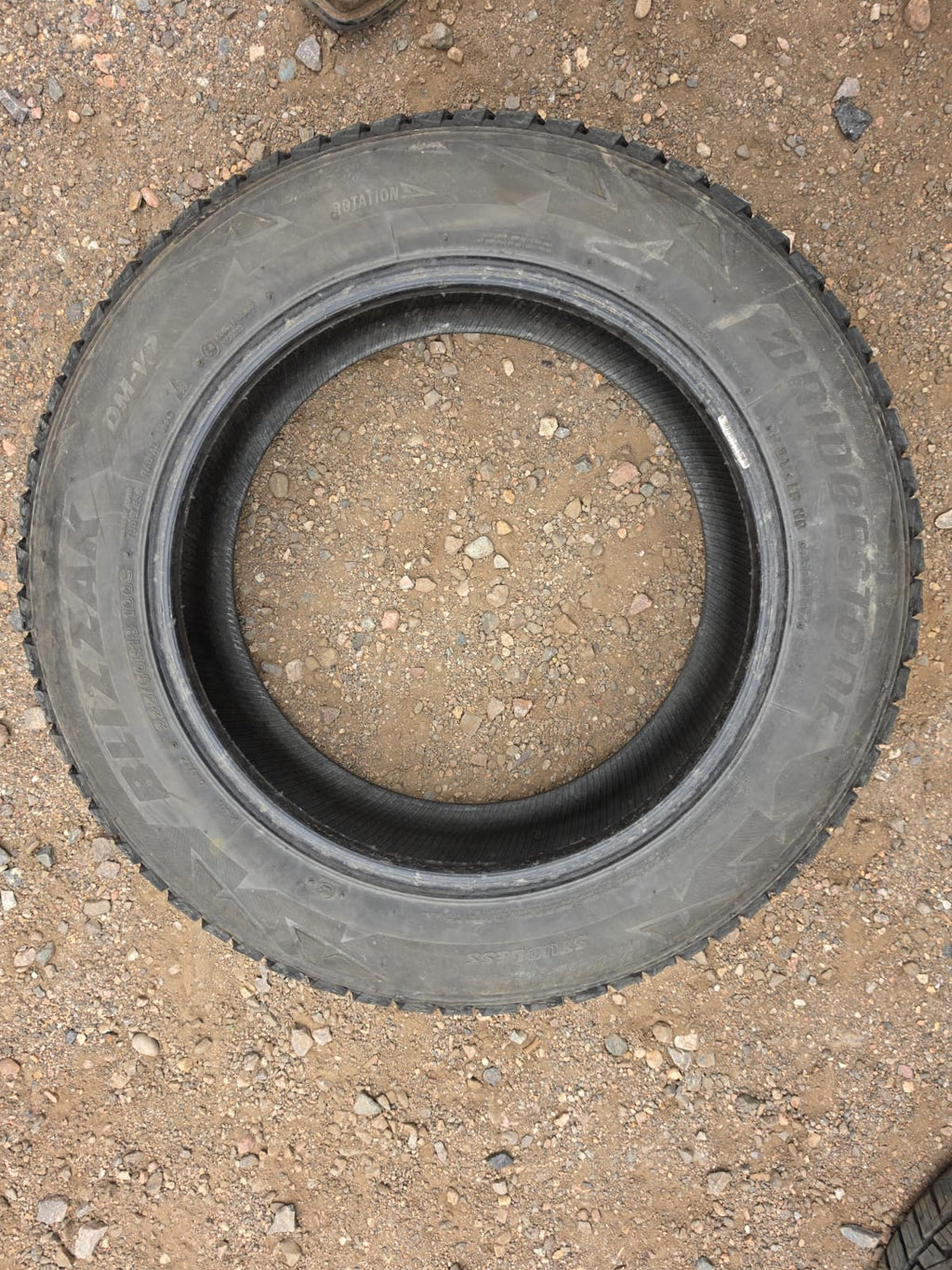 225/60R18 Pair (2 Used Tires) Bridgestone Blizzak Snow Tire