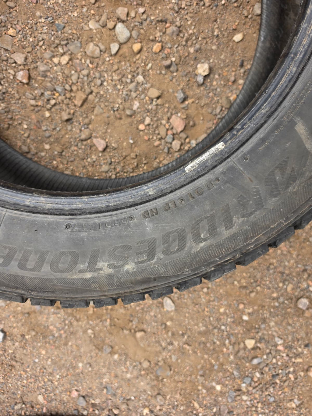 225/60R18 Pair (2 Used Tires) Bridgestone Blizzak Snow Tire