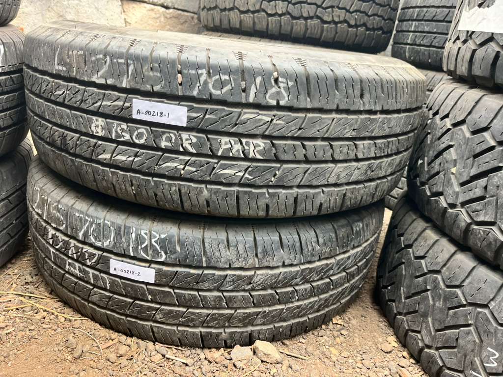 LT275/70R18 Pair (2 Used Tires) National Commando HTS