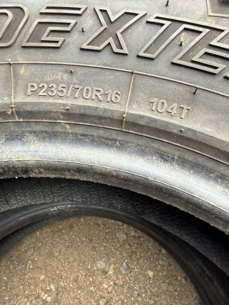 235/70R16 Pair (2 used Tires) Dextero  All Terrain DAT1