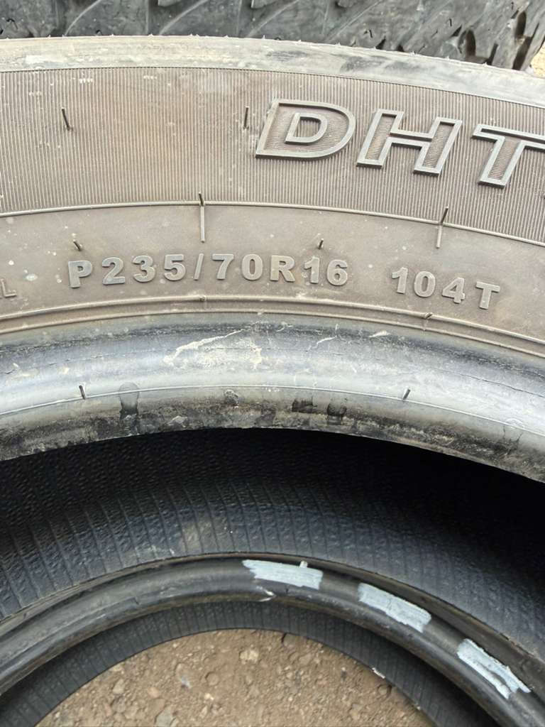 235/70R16 Pair (4 Used Tires) Dextero DHT2