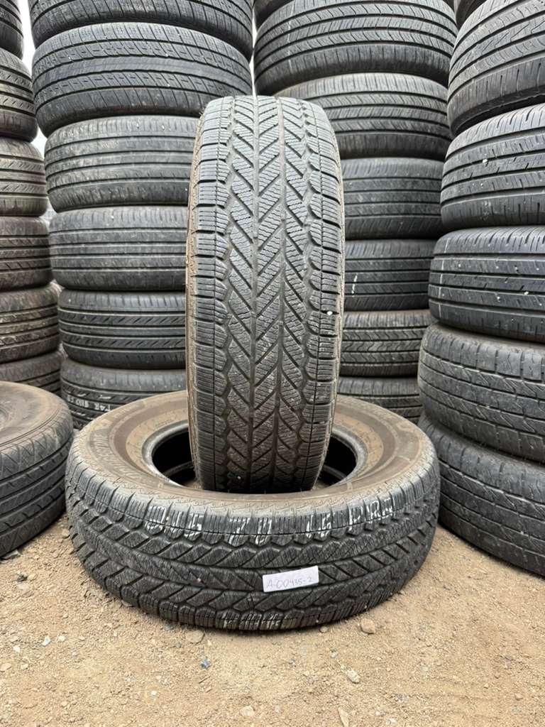 215/70R16 Pair (2 Used Tires) Bridgestone WeatherPeak