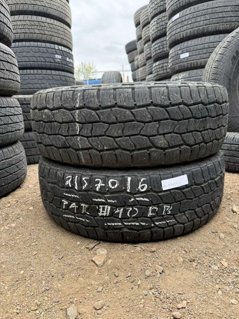 215/70R16 Pair (2 Used Tires) Cooper Discoverer AT3 45