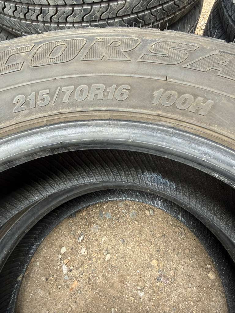 215/70R16 Pair (2 Used Tires) Corsa Highway Terrain Plus