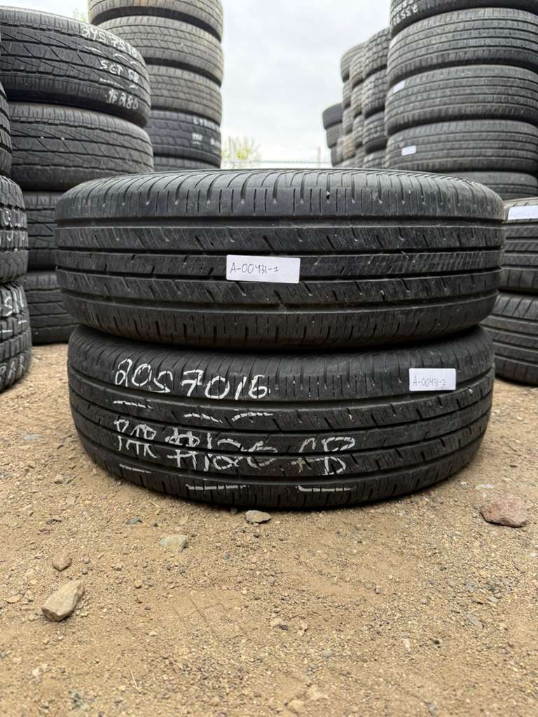 205/70R16 Pair (2 Used Tires)  Continental ContiProContact