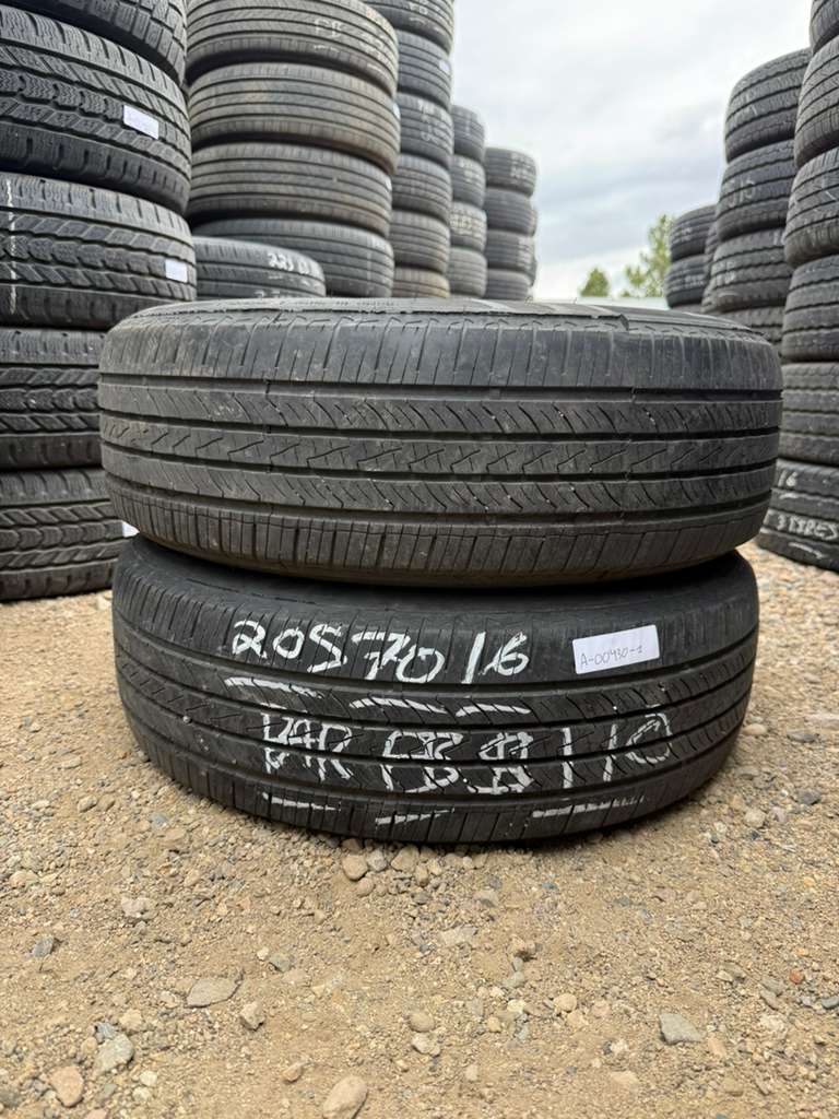 205/70R16 Pair (2 Used Tires) Cooper Endeavor Plus