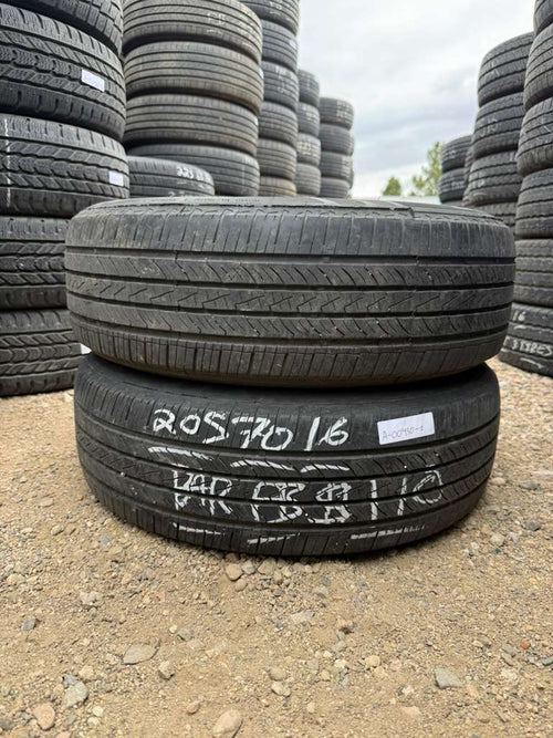 205/70R16 Pair (2 Used Tires) Cooper Endeavor Plus