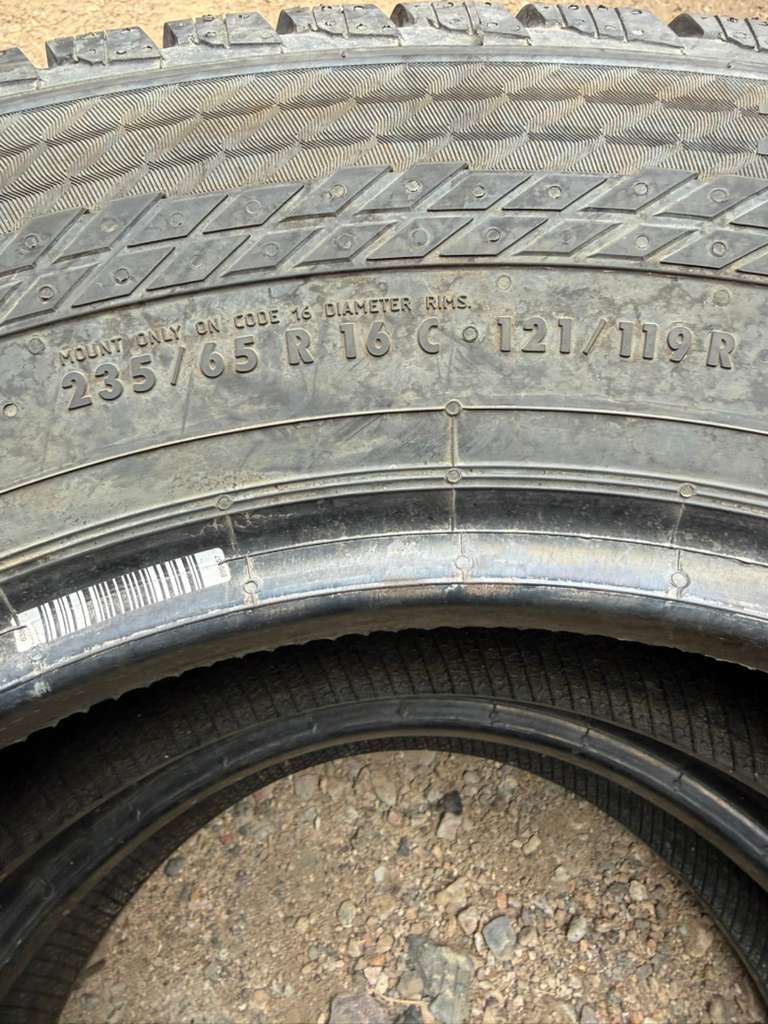 235/65R16C Single (1 Used Tire) Continental VanContact A/S