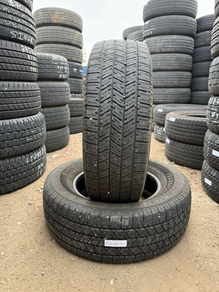 235/65R16C Pair (2 Used Tires) Firestone Transforce CV