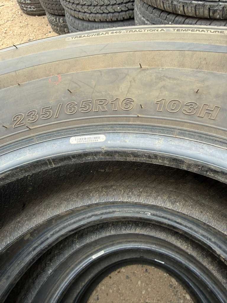 235/65R16 Set (4 Used Tires) Ironman GR906