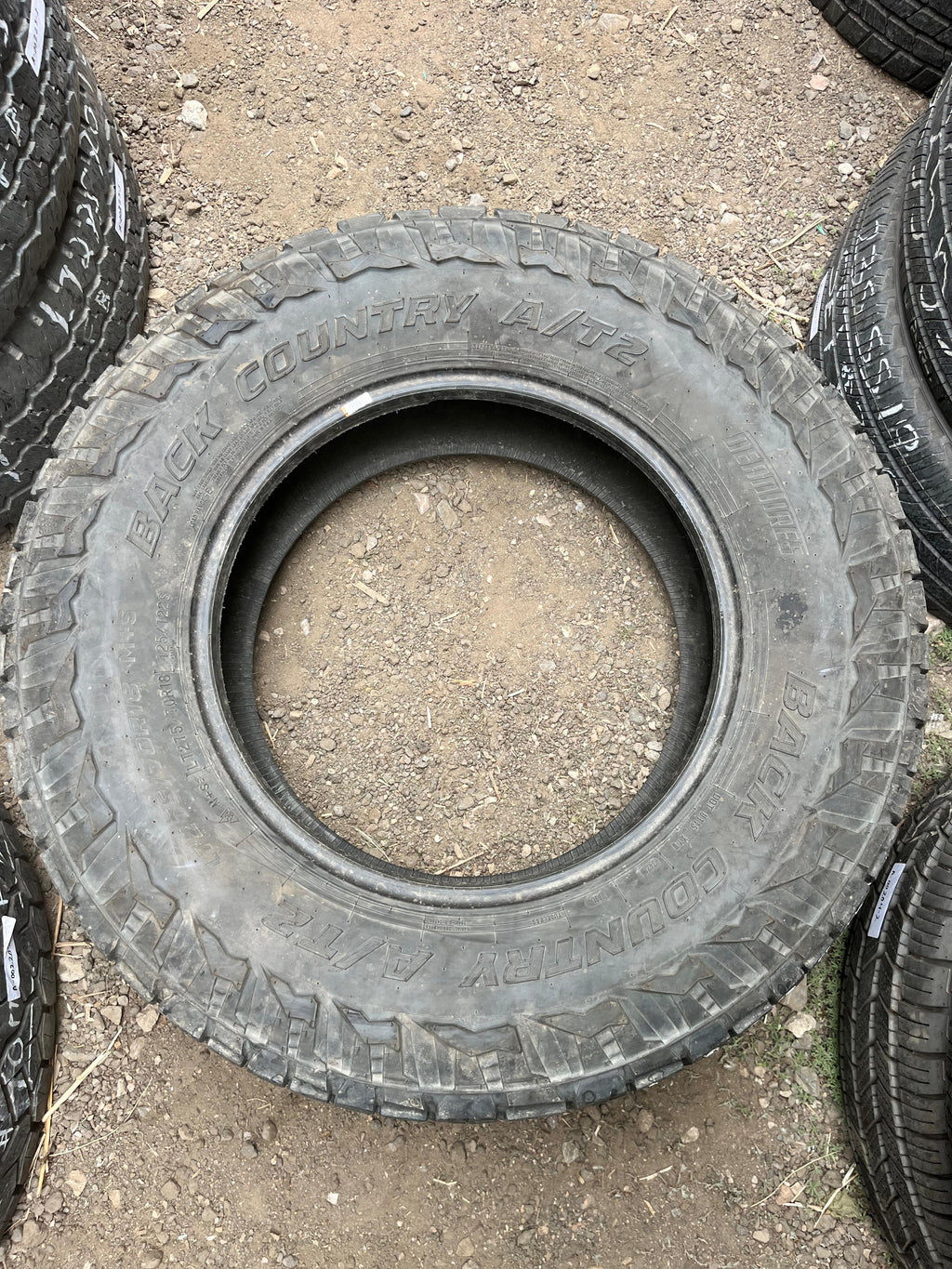 LT275/70R18 Pair (2 Used Tires)   Back Country Dean tires