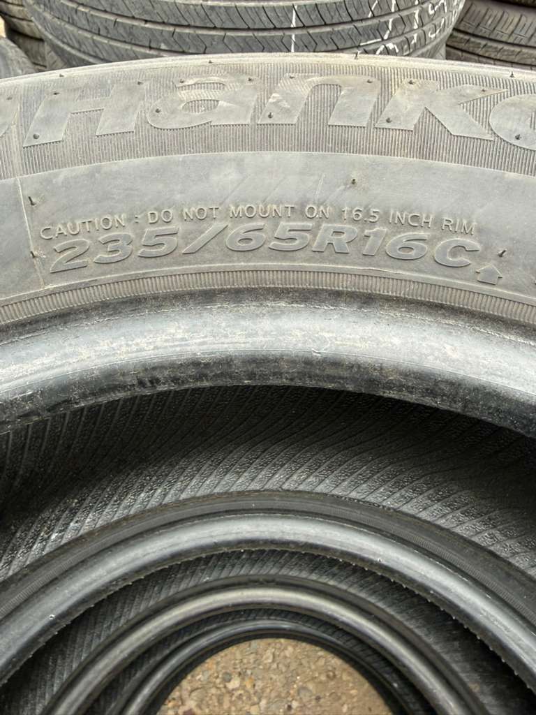 235/65R16C  Set (4 Used Tires) Hankook Winter i*Pike LT