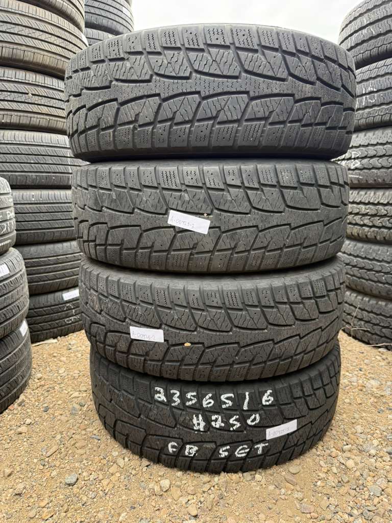 235/65R16C  Set (4 Used Tires) Hankook Winter i*Pike LT