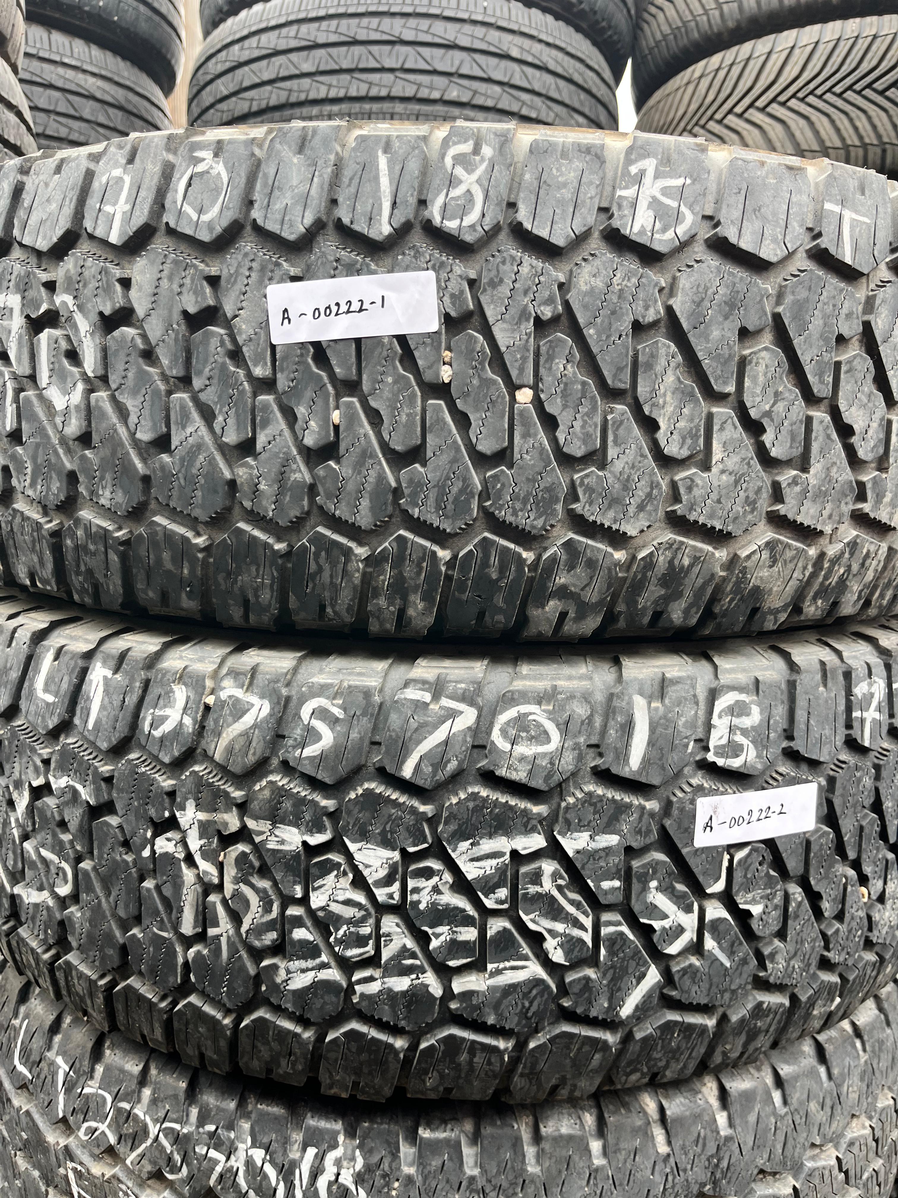LT275/70R18 Pair (2 Used Tires) Firestone Destination