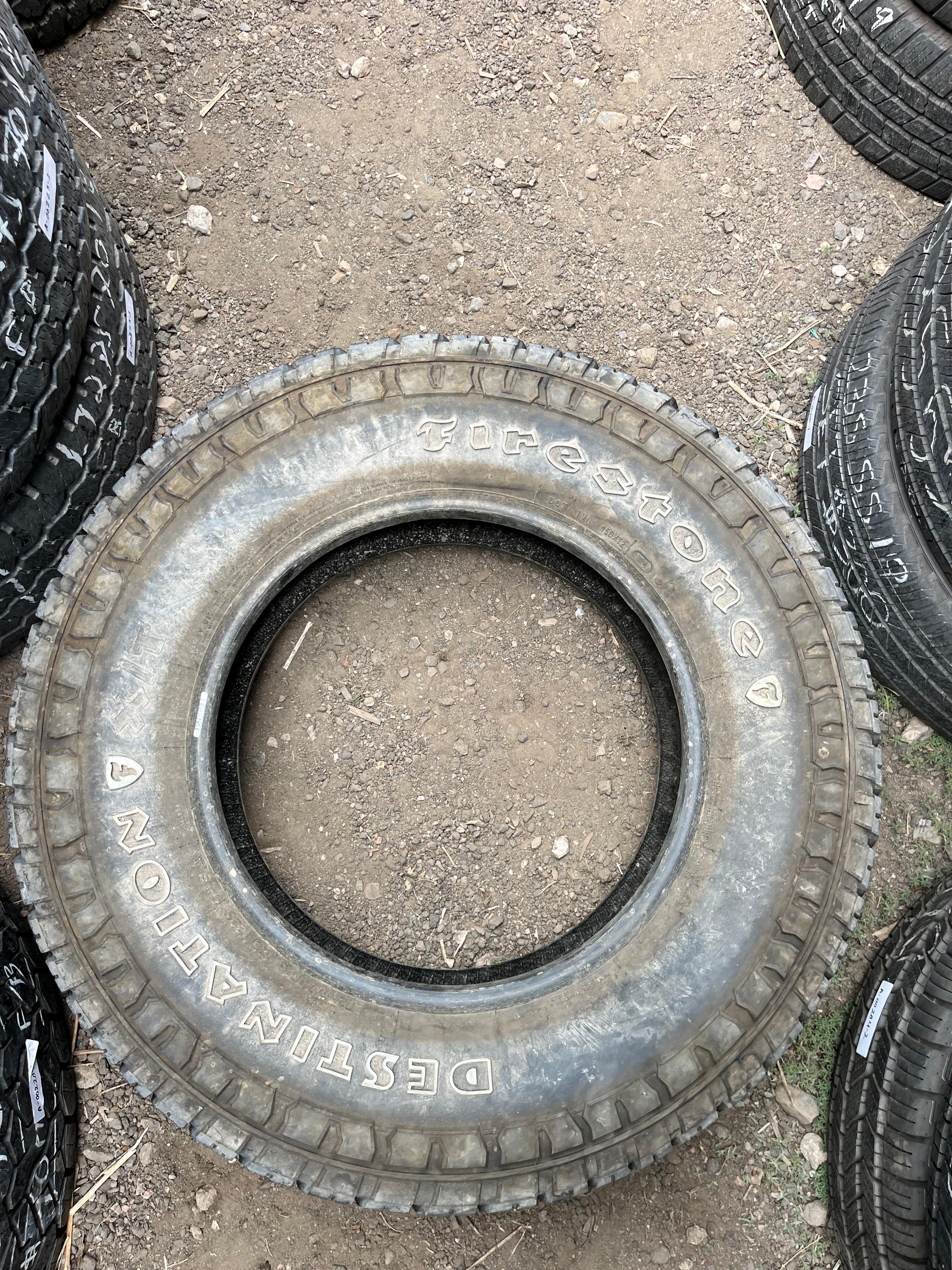 LT275/70R18 Pair (2 Used Tires) Firestone Destination