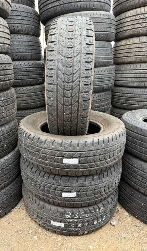 235/65R16C Set (4 Used Tires) Firestone Winterforce CV