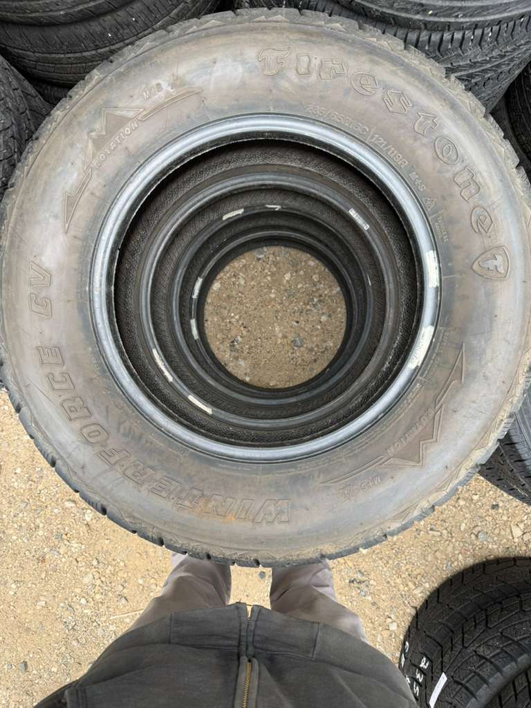 235/65R16C Set (4 Used Tires) Firestone Winterforce CV