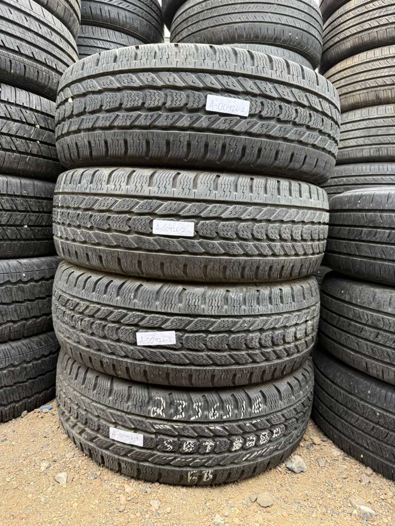 235/65R16C Set (4 Used Tires) Firestone Winterforce CV