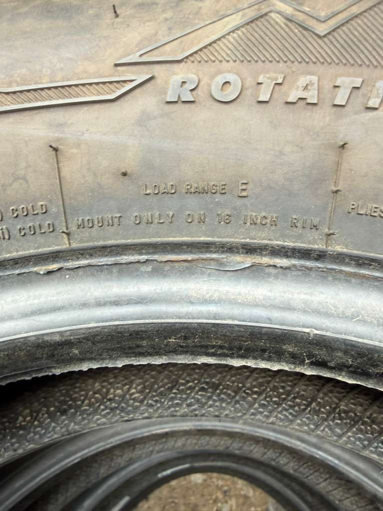 235/65R16C Set (4 Used Tires) Firestone Winterforce CV