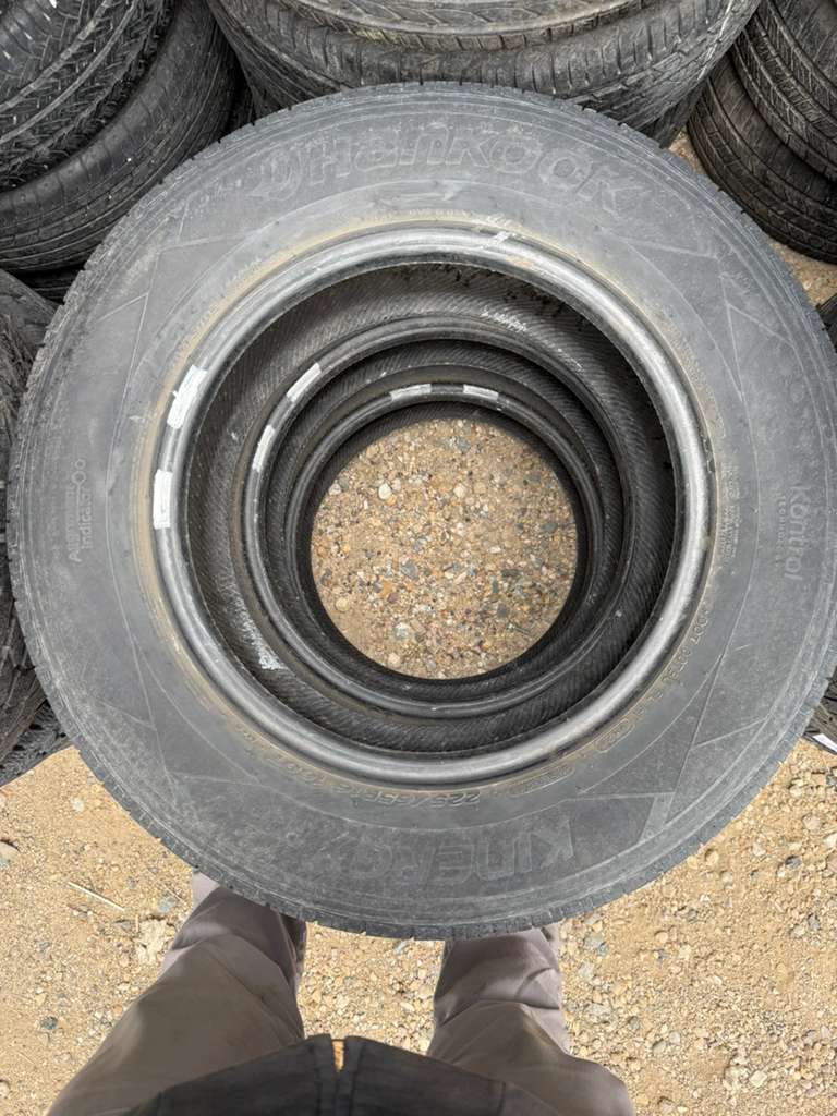 225/65R16 (3 Used Tires) Hankook Kinergy PT